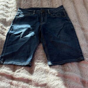 Wthinlee Casual Blue Denim Shorts